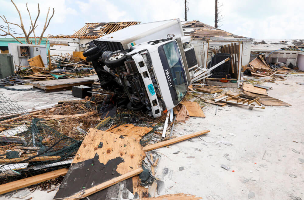 Destruction is far-reaching across the Abaco Islands of the Bahamas, including Treasure Cay