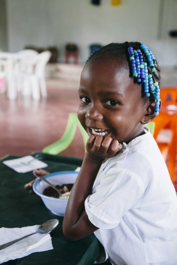 Humanitarian aid is provided to children around the world.