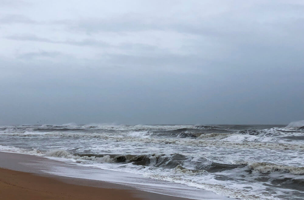 Stormy seas off the coast of Florida precede Hurricane Dorian's arrival. The state was battered with high winds for several days, but managed to avoid Dorian making landfall