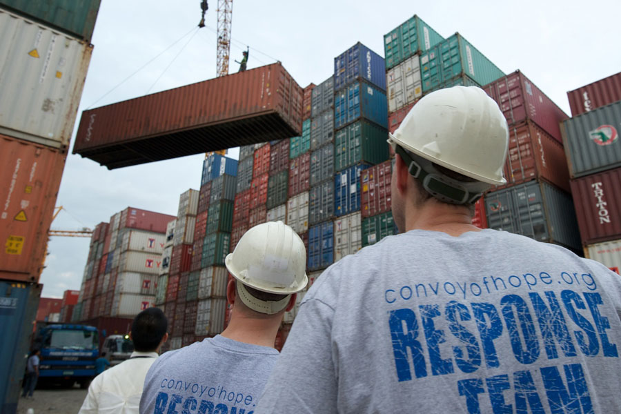 Shipping Containers of Food to Japan