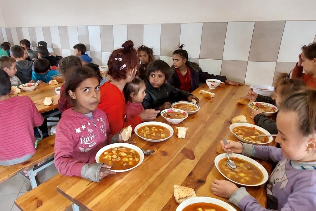 Ukrainian refugee children
