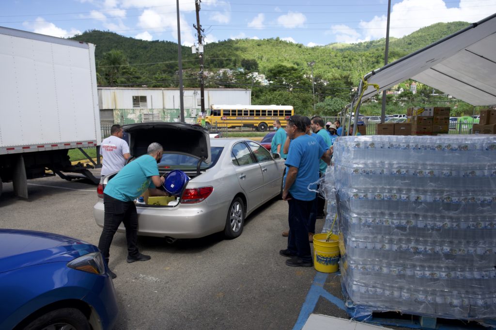 Hurricane Fiona Relief Distribution Packing