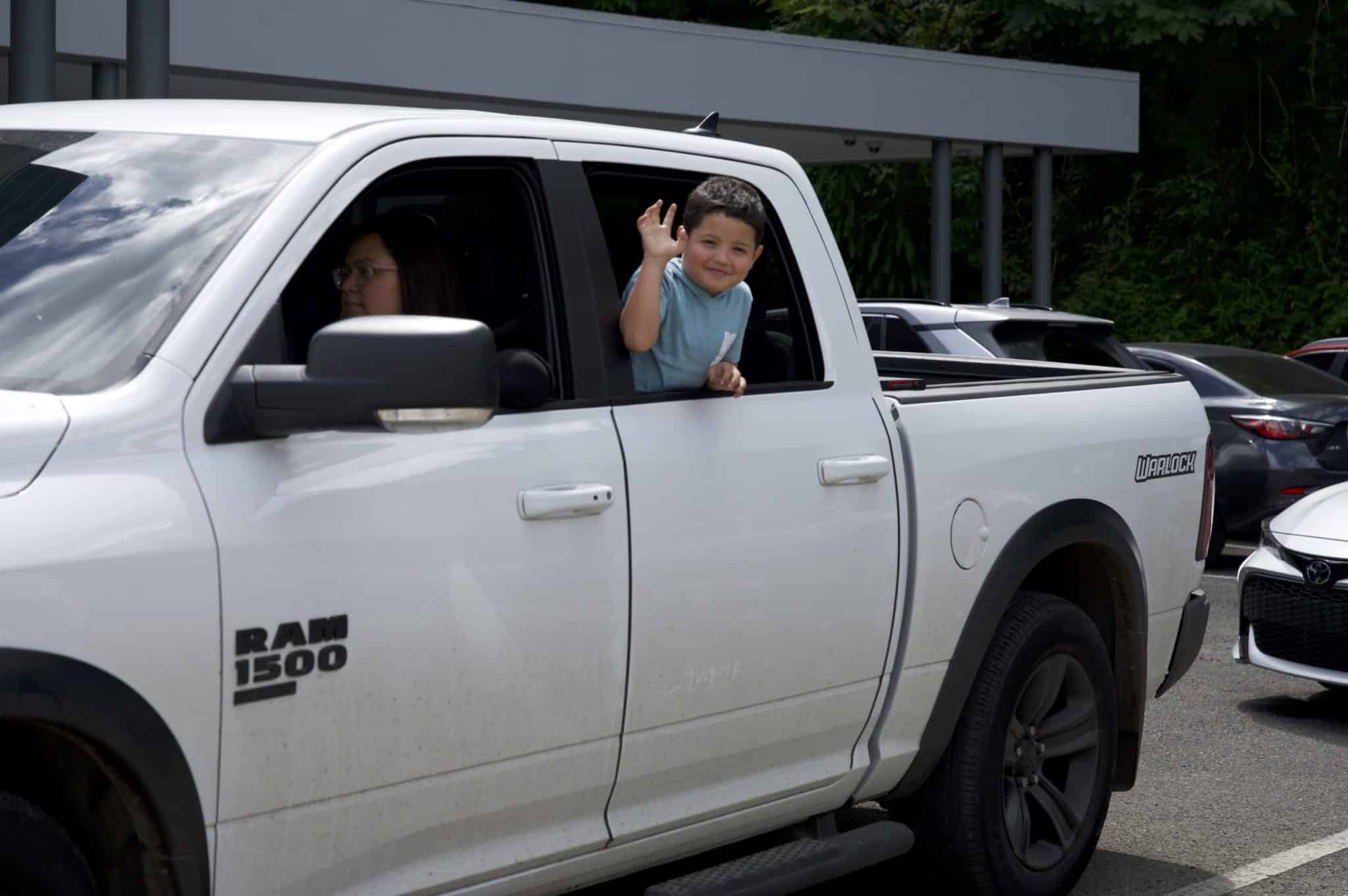 Hurricane Fiona Relief Distribution Kids