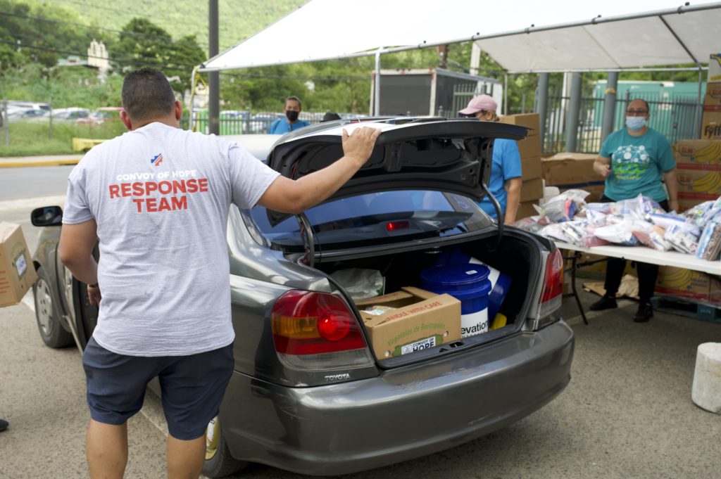Hurricane Fiona Relief Distribution Trunk
